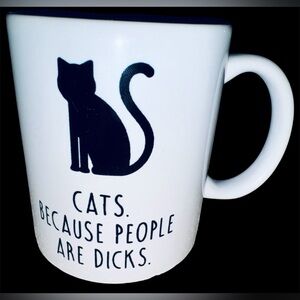 Funny Mug Cats Because People Are Dicks